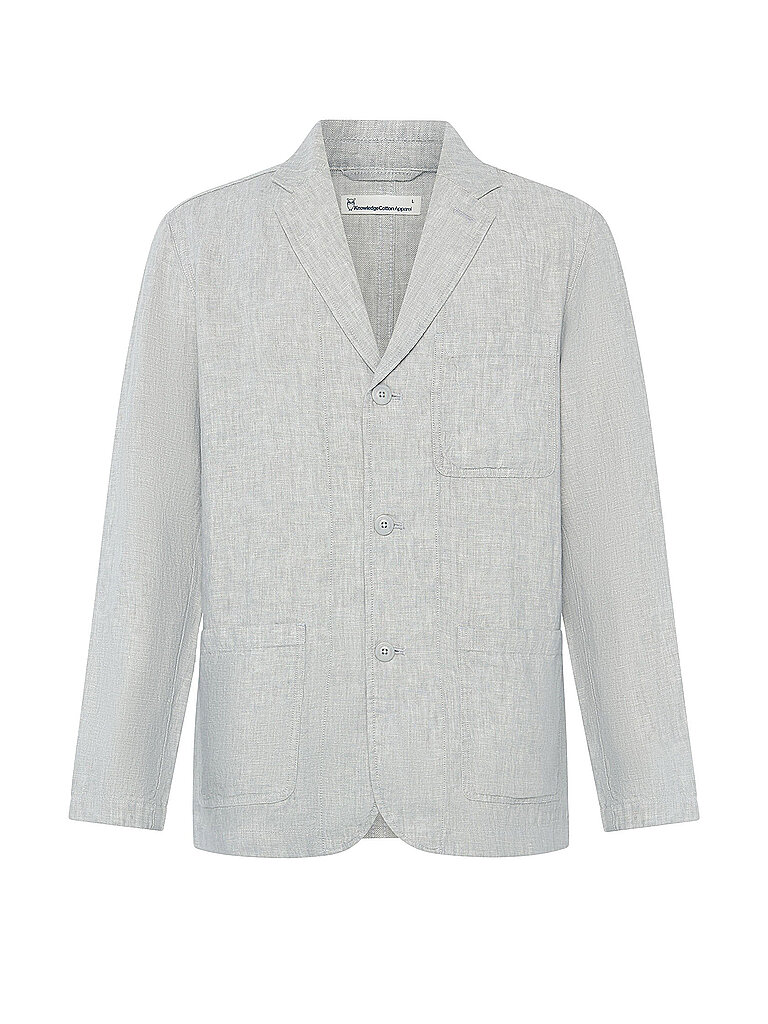 KNOWLEDGE COTTON APPAREL Overshirt hellgrau M herren